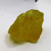 Natural Sapphire Yellow 222 Ct Huge Rough Earth Mined CERTIFIED Loose Gemstone